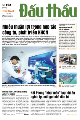 BÁO ĐẤU THẦU SỐ 123 - 2025