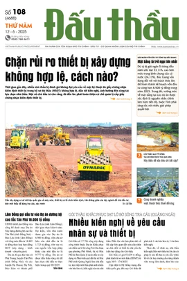 BÁO ĐẤU THẦU SỐ 108 - 2025