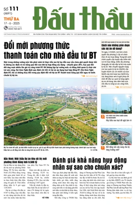 BÁO ĐẤU THẦU SỐ 111 - 2025