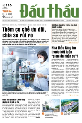 BÁO ĐẤU THẦU SỐ 116 - 2025