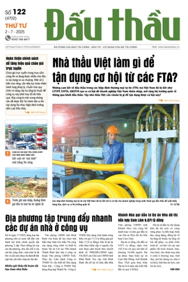 BÁO ĐẤU THẦU SỐ 122 - 2025