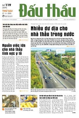 BÁO ĐẤU THẦU SỐ 119 - 2025