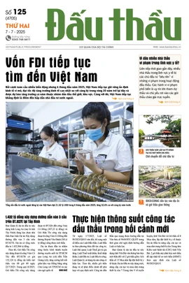 BÁO ĐẤU THẦU SỐ 125 - 2025