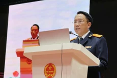 Phó Cục trưởng Cục Thuế Mai Sơn phát biểu tại Hội nghị