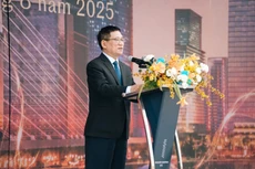 Phó Thủ tướng Hồ Đức Phớc phát biểu tại buổi lễ khánh thành tòa nhà TTTCQT tại TP.HCM