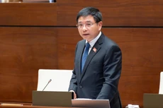 Bộ trưởng Bộ Tài chính Nguyễn Văn Thắng phát biểu giải trình trước Quốc hội