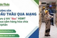 Lưu ý khi "đọc" hồ sơ mời thầu mua sắm hàng hóa chia lô/phần