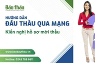 Hướng dẫn kiến nghị hồ sơ mời thầu