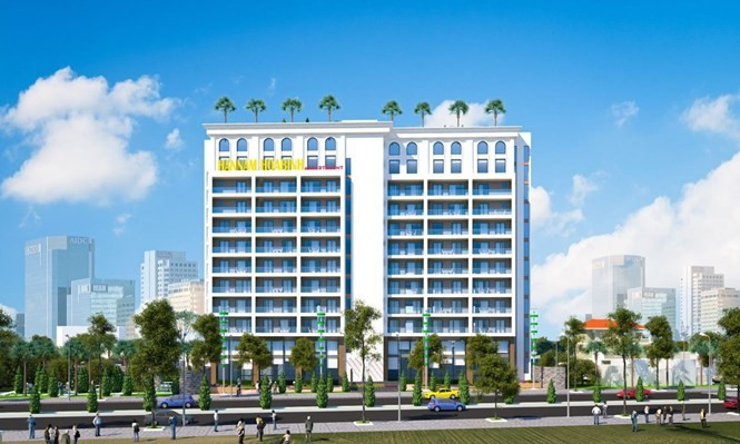 Ảnh phối cảnh dự án chung cư Hannam Hoà Bình (Ảnh internet)