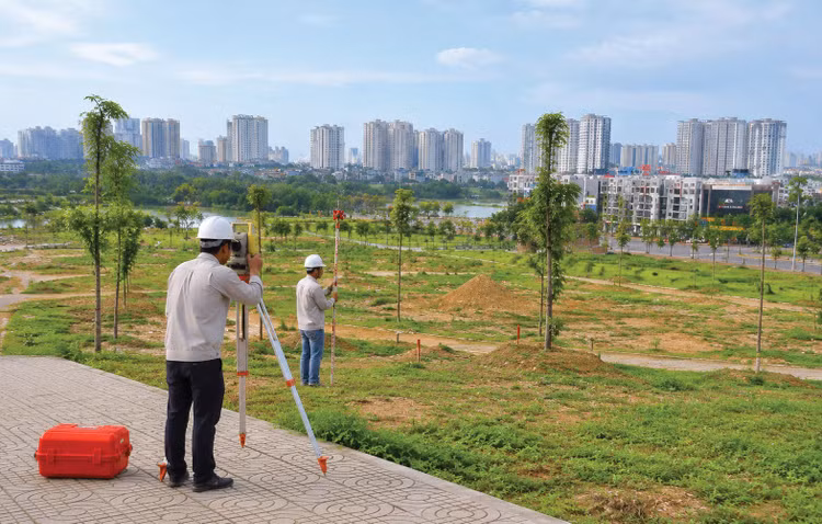 Nhiều gói thầu đo đạc, lập hồ sơ địa chính, xây dựng cơ sở dữ liệu đất đai chỉ có 1 nhà thầu tham dự. Ảnh: Tiên Giang