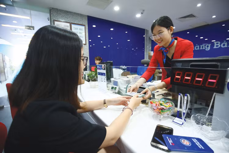 Phần lớn tổ chức tín dụng kỳ vọng lợi nhuận trước thuế năm 2026 tăng trưởng dương so với năm 2025. Ảnh: Tiên Giang