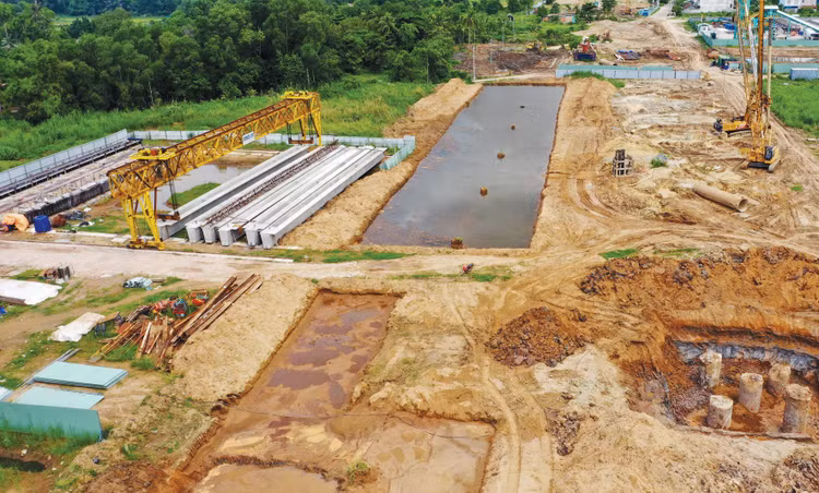 Dự án Đường Vành đai 4 - TP.HCM qua địa bàn TP.HCM, TP. Đồng Nai và tỉnh Tây Ninh dài hơn 200 km, sơ bộ tổng mức đầu tư giai đoạn 1 khoảng 120.413 tỷ đồng. Ảnh: Song Lê