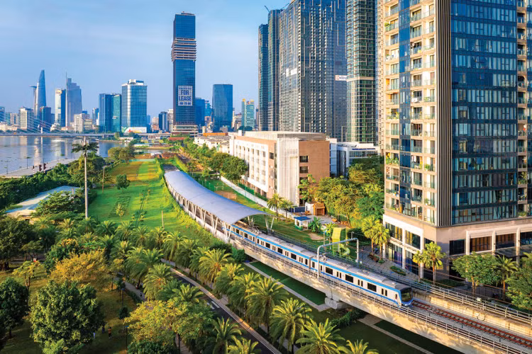 TP.HCM đang từng bước hiện thực hóa giấc mơ trở thành một đô thị hiện đại, phát triển bền vững. Ảnh: Đông Giang