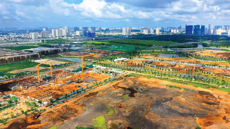 Đối với trường hợp đấu giá quyền sử dụng đất để giao đất ở cho cá nhân, giao đất, cho thuê đất thực hiện dự án đầu tư, quy định pháp lý chưa nêu rõ phạm vi cấm tham gia đấu giá. Ảnh minh họa: Gia Khoa