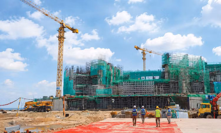Nghị quyết 66.20 cho phép xác định trước khu vực dự kiến lấn biển, xác định giá trị tạm tính và sử dụng làm cơ sở triển khai dự án. Ảnh: N.Huy