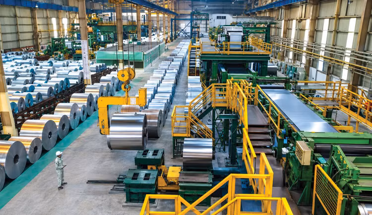 Năm 2026, VnSteel Thăng Long đặt kế hoạch doanh thu 1.297 tỷ đồng và lãi trước thuế 22 tỷ đồng. Ảnh: T.L