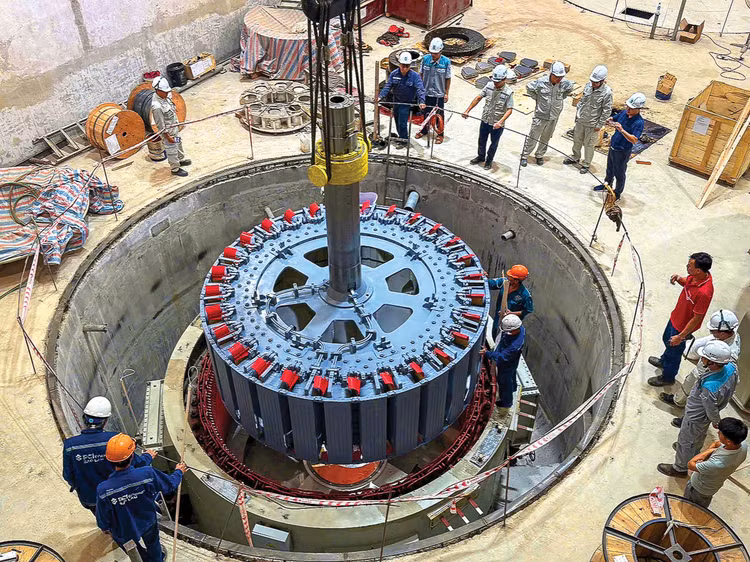Công ty CP Tập đoàn PC1 đang trong thời gian thi công nhiều công trình lớn của ngành điện. Ảnh: Ngọc Điệp