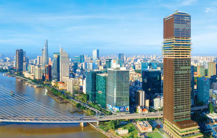 Trung tâm tài chính quốc tế Việt Nam tại TP.HCM định hướng hình thành một hệ sinh thái tài chính quốc tế hoàn chỉnh có khả năng dẫn vốn toàn cầu vào nền kinh tế. Ảnh: Song Lê
