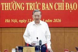 Tổng Bí thư Tô Lâm phát biểu chỉ đạo - Ảnh: TTXVN