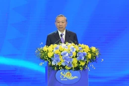 Tổng Bí thư Tô Lâm tới dự và phát biểu chỉ đạo tại Lễ kỷ niệm 80 năm Ngày truyền thống Thanh tra Việt Nam - Ảnh: Báo Thanh tra