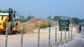 Ban Quản lý dự án đầu tư xây dựng xã Hiệp Hòa (tỉnh Bắc Ninh) đã tổ chức đấu thầu lại 3 trong số 6 gói thầu sau khi hủy thầu. Ảnh: Nhã Chi