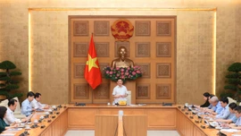 Phó Thủ tướng Hồ Đức Phớc chủ trì cuộc họp của Ban Chỉ đạo điều hành giá. Ảnh: Trần Mạnh