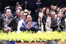 Thủ tướng Phạm Minh Chính cùng các lãnh đạo TP.HCM và hơn 500 CEO trong nước - quốc tế đã tập trung thảo luận về chiến lược phát triển TP.HCM thành siêu đô thị quốc tế trong kỷ nguyên số. Ảnh: ttbc-hcm.gov.vn