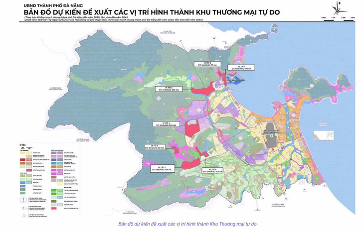 Các khu vực dự kiến hình thành Khu thương mại tự do thành phố Đà Nẵng. Nguồn: UBND TP Đà Nẵng 02-2.jpg