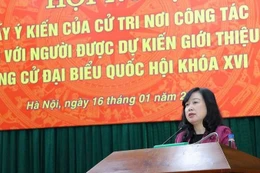 Bộ trưởng Bộ Y tế Đào Hồng Lan phát biểu tại Hội nghị. Ảnh: Bộ Y tế