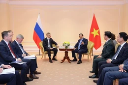 Thủ tướng đề nghị đẩy mạnh hợp tác trong phát triển đường sắt đô thị và công trình ngầm tại Hà Nội và TPHCM - Ảnh: VGP/Nhật Bắc 