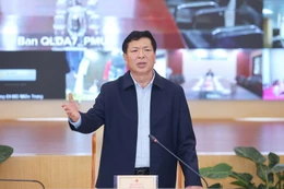 Bộ trưởng Trần Hồng Minh phát biểu chỉ đạo tại hội nghị - Ảnh: Tạ Hải