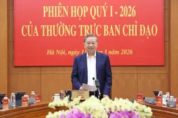 Tổng Bí thư Tô Lâm phát biểu chỉ đạo tại Phiên họp. Ảnh: VGP