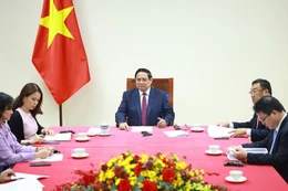 Thủ tướng Chính phủ đề nghị hai nước khẩn trương triển khai có hiệu quả các cam kết, thỏa thuận đã đạt được - Ảnh: VGP/Nhật Bắc