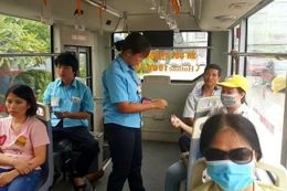 Thu tiền vé nhưng không trao vé cho hành khách bị phạt tới 200 nghìn đồng.