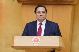 Thủ tướng Phạm Minh Chính phát biểu kết luận Phiên họp Chính phủ chuyên đề xây dựng pháp luật tháng 2 năm 2026 - Ảnh: VGP/Nhật Bắc