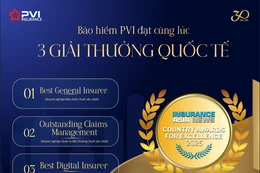 Bảo hiểm PVI chinh phục loạt giải thưởng quốc tế danh giá