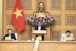 Về công tác chuẩn bị lễ khởi công, khánh thành dịp 19/12, Thủ tướng nhấn mạnh tinh thần công trình khánh thành phải bảo đảm cảnh quan khang trang, sạch đẹp - Ảnh: VGP/Nhật Bắc