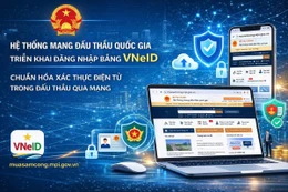 Hệ thống Mạng đấu thầu Quốc gia triển khai tích hợp xác thực điện tử qua VNeID