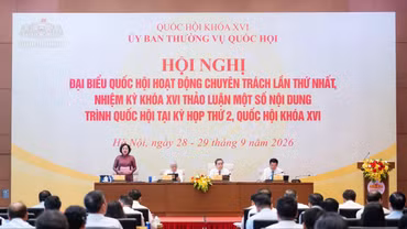 Hội nghị đại biểu Quốc hội hoạt động chuyên trách lần thứ nhất, nhiệm kỳ Khóa XVI. Ảnh: quochoi.vn