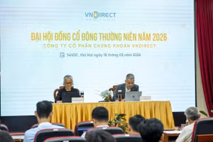 Năm 2026, VNDIRECT đặt mục tiêu tổng doanh thu 5.569 tỷ đồng (tăng 9%), lợi nhuận trước thuế 3.018 tỷ đồng (tăng 20%) và lợi nhuận sau thuế 2.414 tỷ đồng (tăng 19%)