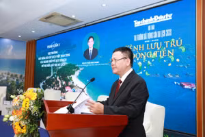 PGS-TS. Trần Kim Chung - Học viện Tài chính phát biểu tại Hội thảo