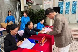 Kết thúc bầu cử, tỉ lệ cử tri cả nước tham gia bỏ phiếu đạt 99,68% - Ảnh: VGP