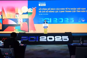 Lễ công bố Báo cáo Kinh tế tư nhân Việt Nam 2025 và Chỉ số Năng lực cạnh tranh cấp tỉnh năm 2025 (PCI 2025) được tổ chức ngày 15/5/2026
