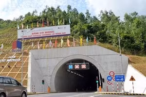 Hơn 915 tỷ đồng hoàn thiện hầm Cù Mông thuộc cao tốc Bắc - Nam