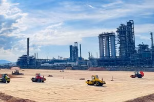Hợp sức cho Dự án San lấp mặt bằng nâng cấp mở rộng Nhà máy Lọc dầu Dung Quất về đích