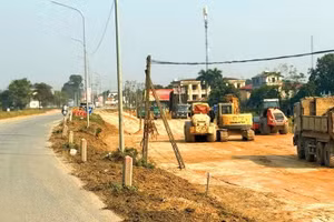 Gói thầu cải tạo đường liên xã 156 tỷ đồng tại Ứng Hòa: 1 nhà thầu tham dự