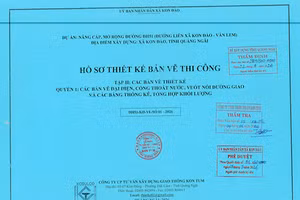 Chủ đầu tư đã bổ sung hồ sơ thiết kế bản vẽ thi công dài khoảng 190 trang trước thời điểm đóng thầu 2 ngày