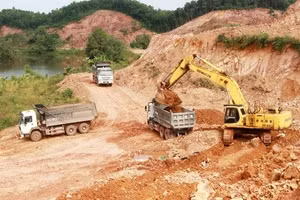 Thái Minh Group được phép khai thác thêm 2 khu vực khoáng sản phục vụ Dự án sân bay Gia Bình