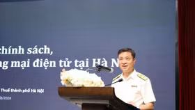 Ông Nguyễn Tiến Minh, Phó trưởng Thuế TP. Hà Nội. Ảnh: TCTCDN
