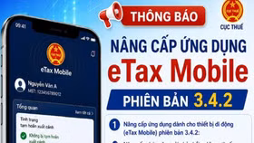 eTax Mobile phiên bản 3.4.2 cải tiến toàn diện giao diện trang chủ theo hướng trực quan, khoa học và dễ sử dụng